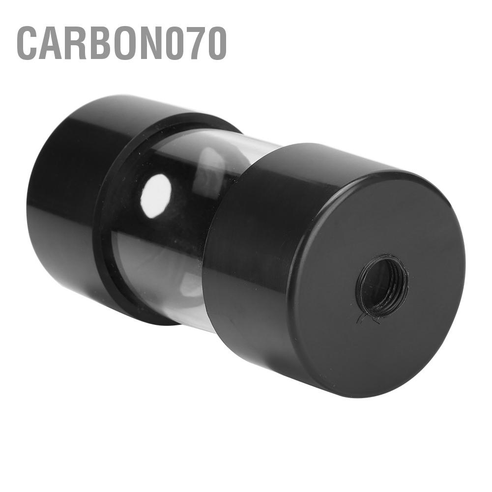 Hàng Sẵn Bể chứa nước làm mát máy tính hình trụ trong suốt 100MM để thu hút lâu dài【Carbon070】