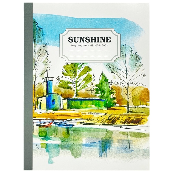 Vở May Gáy Sunshine A4 200 Trang 3675 (Mẫu Màu Giao Ngẫu Nhiên)