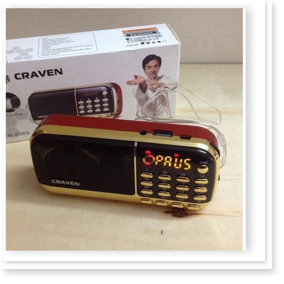 LOA NGHE NHẠC, NGHE ĐÀI FM CẮM THẺ NHỚ, USB 836S