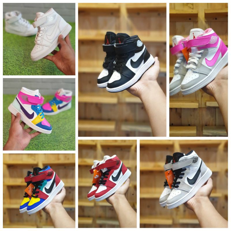 Nke Air Jordan 1 Trẻ Em Kết Hợp Cao