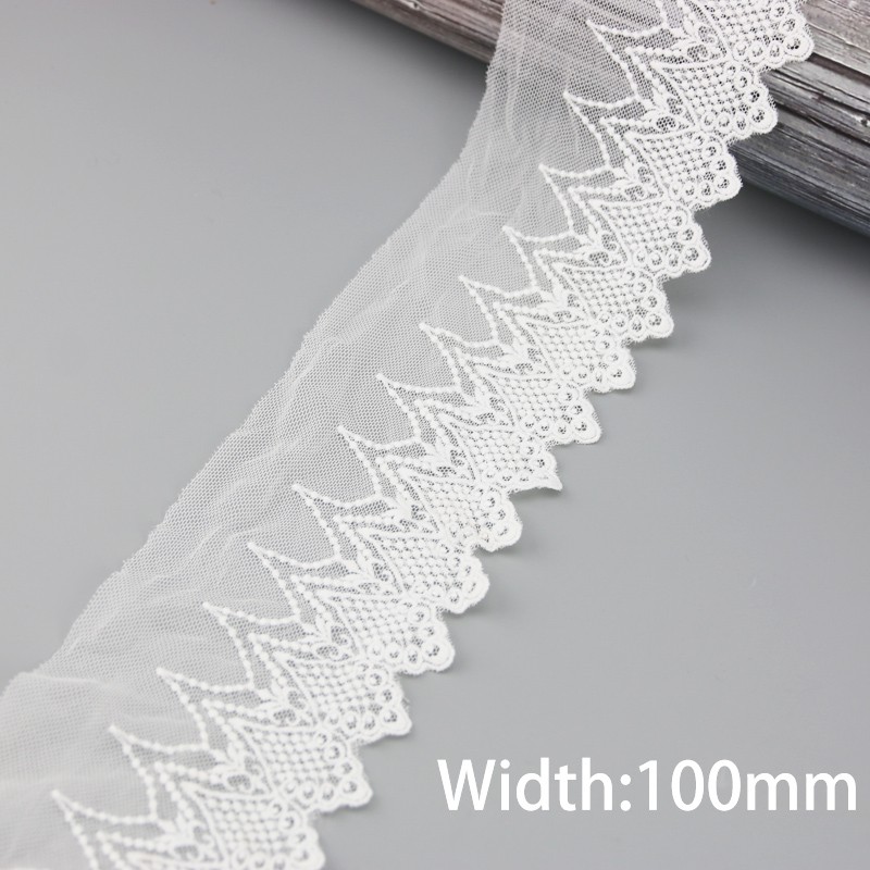 Dải ruy băng ren cotton 3 yard dành cho trang trí áo quần