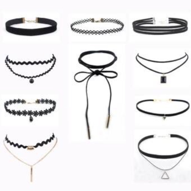 Vòng cổ choker set 12c