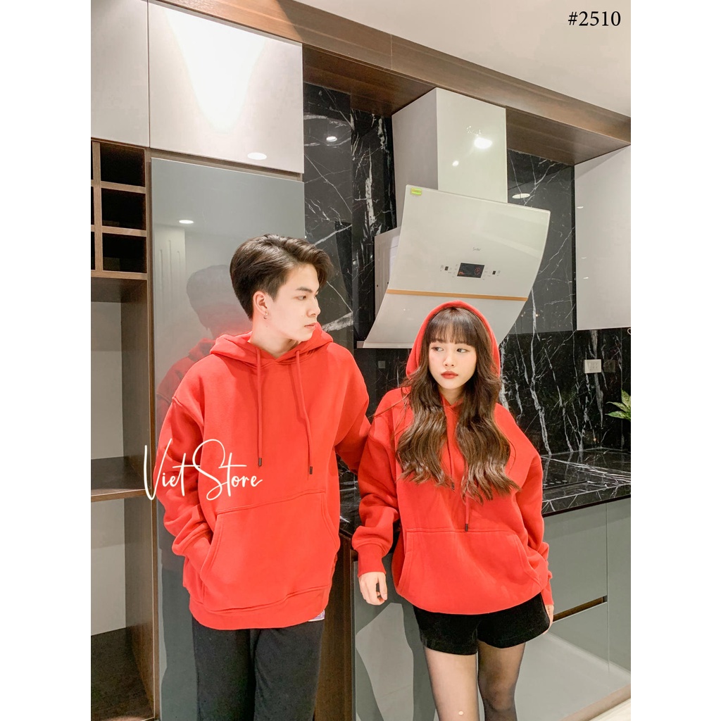 ÁO NỈ HOODIE NAM NỮ TRƠN 2510 VIETSTORE | BigBuy360 - bigbuy360.vn