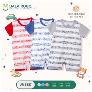 Body cộc tay ularogo in hình kẻ chữ-hàng sale