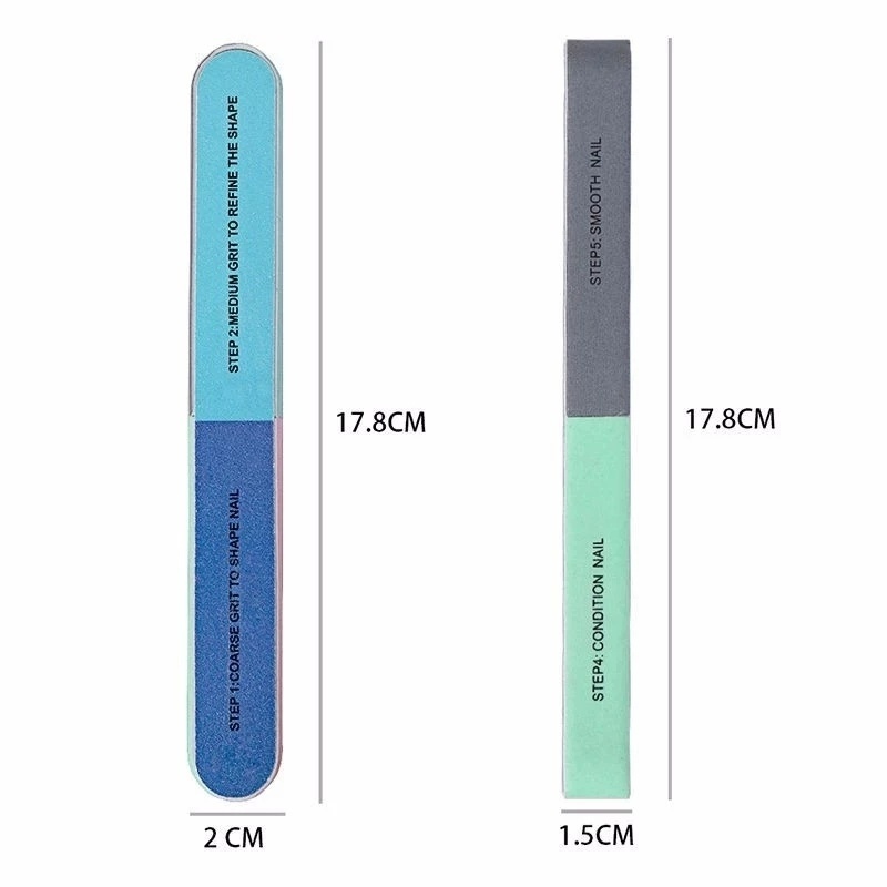 Dụng Cụ Đánh Bóng Móng Tay Sáu Mặt Chuyên Nghiệp Bền Bỉ