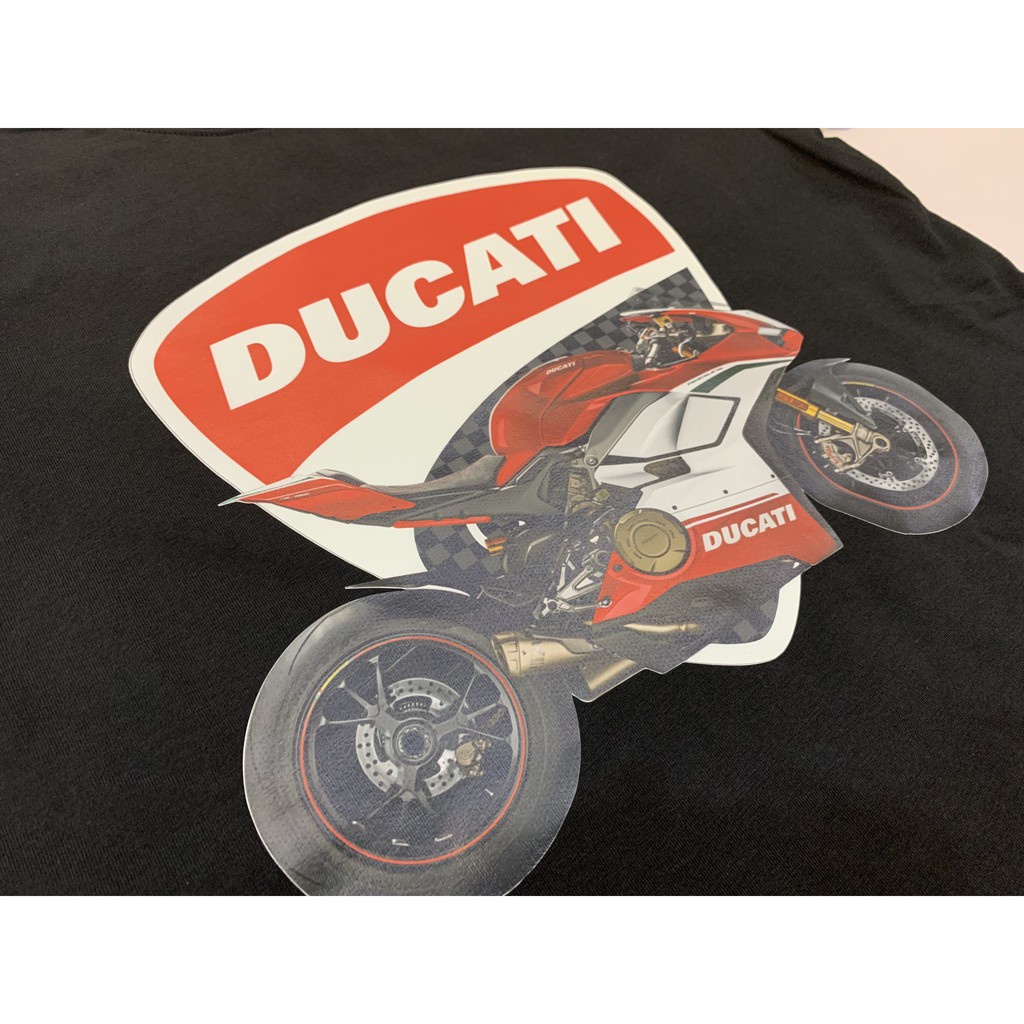 Áo Thun Biker - Ducati V4 02 Unisex Nam Nữ tay ngắn có Big Size Cho