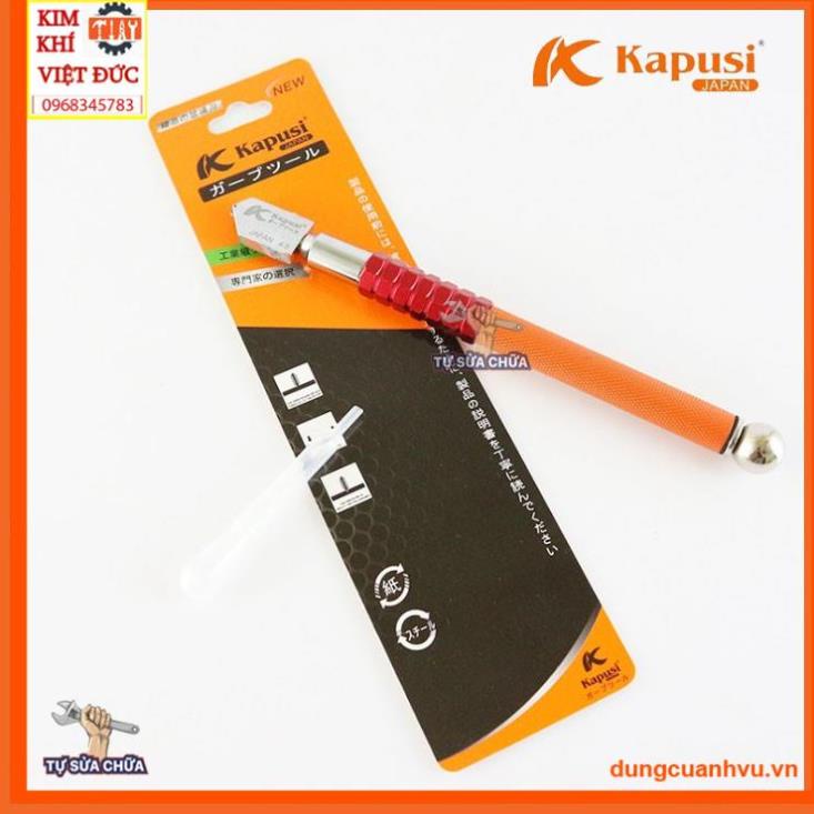Dao cắt kính Kapusi Nhật Bản cao cấp loại xịn sắc bén chuyên cắt kính dày 10-20mm