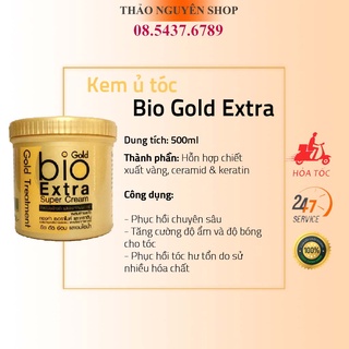 Kem Ủ Dưỡng Tóc Và Phục Hồi Tóc Hư Tổn Gold Bio Extra 500ml Thái Lan