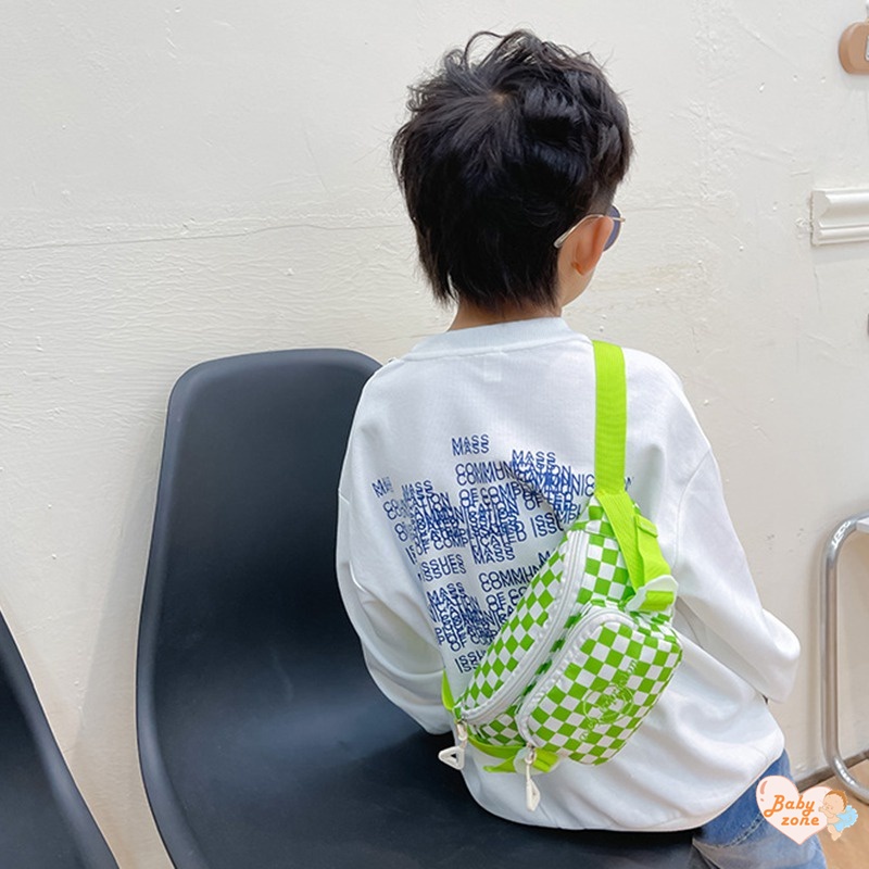 Túi Đeo Chéo Ngực Nhỏ Thời Trang Hàn Quốc Đơn Giản Có Thể Điều Chỉnh Cho Bé Trai