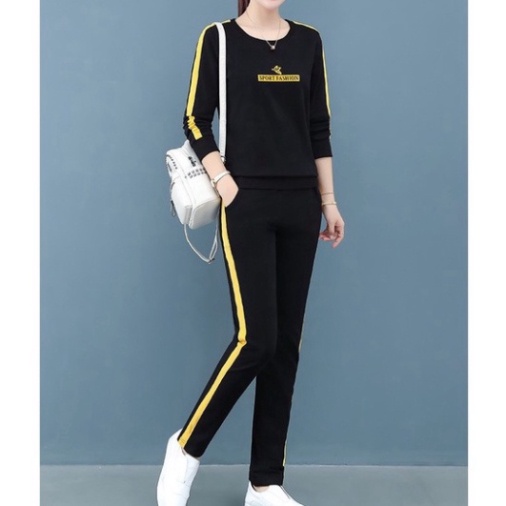 Set bộ thể thao thu đông nữ - Bồ quần áo nữ mặc nhà chất xneo
