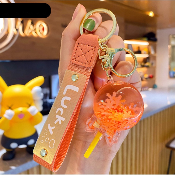 Móc Khóa Đẹp Hình Que Kẹo Lucky Cute phụ kiện Túi Xách dễ thương -Minkey