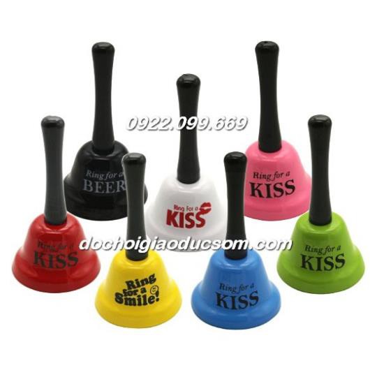 Chuông Ring hand bell lắc tay chơi đội nhóm loại to 75mm*130mm