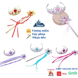 Vương Miện + Gậy Phép, Đũa Thần Hóa Trang Thành Nàng Công Chúa Disney