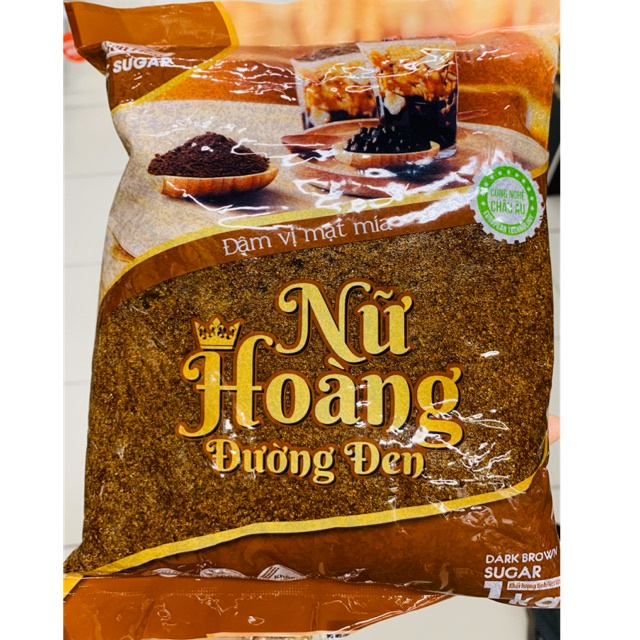 COMBO 5 GÓI ĐƯỜNG ĐEN NỮ HOÀNG BIÊN HÒA - gói 1kg