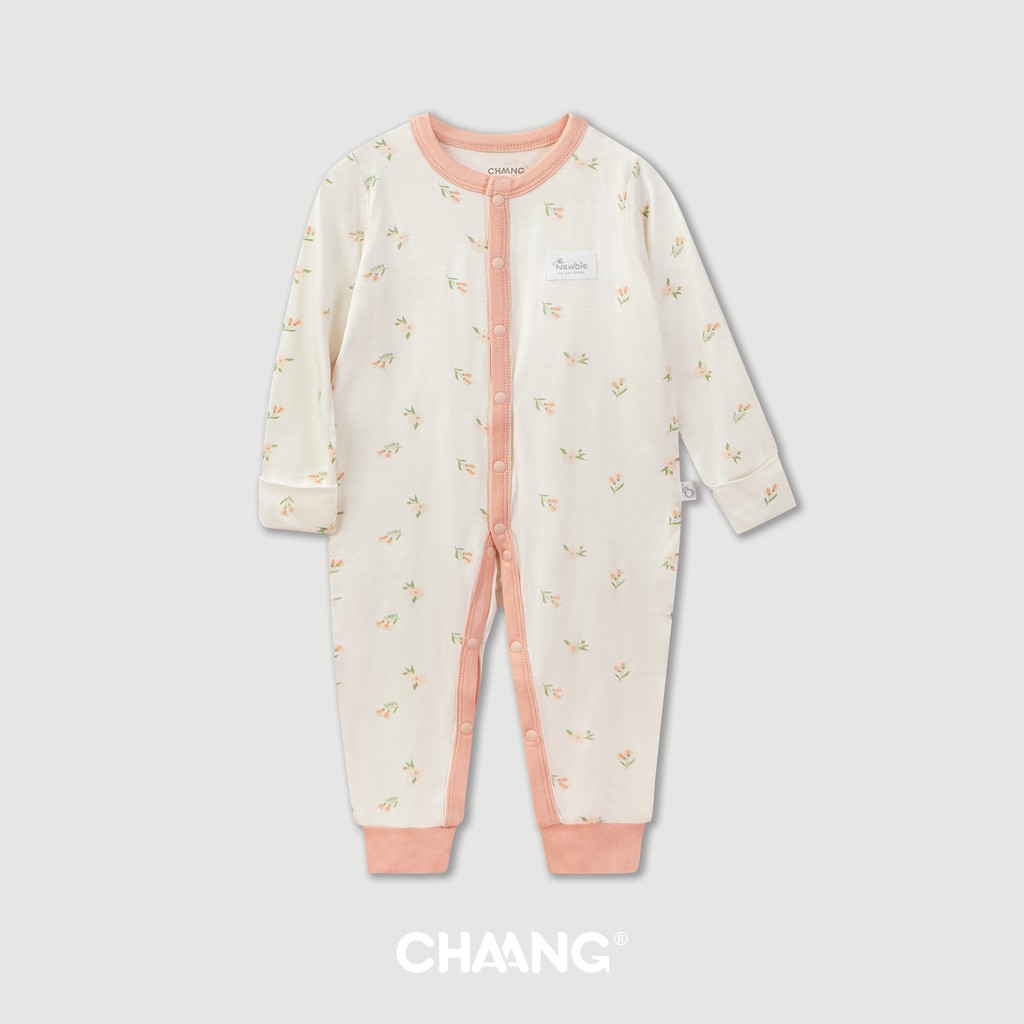 Body dài cúc giữa SUMMER trắng, quần áo, phụ kiện, đồ sơ sinh Chaang cotton an toàn cho bé