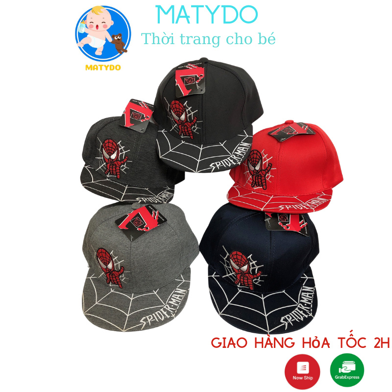 Mũ snapback mũ hiphop cho bé trai phong cách mũ lưỡi trai trẻ em phụ kiện mũ nón MU020