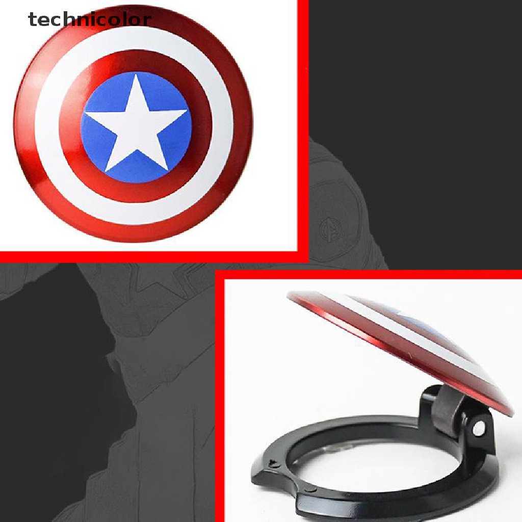 Miếng Dán Công Tắc Khởi Động Xe Hơi Hình Captain America