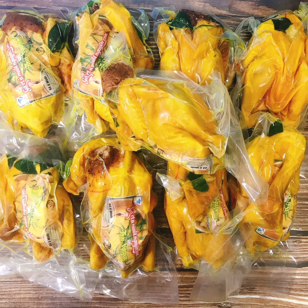 Gà ri ủ muối hoa tiêu nguyên con/gà hun khói dai ngon đậm đà kèm nước chấm/ tiện lợi bữa nhậu, ăn liền, Now ship Hà Nội