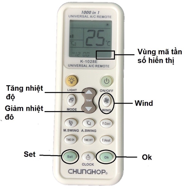 Điều khiển đa năng CHUNG HOP K 1028
