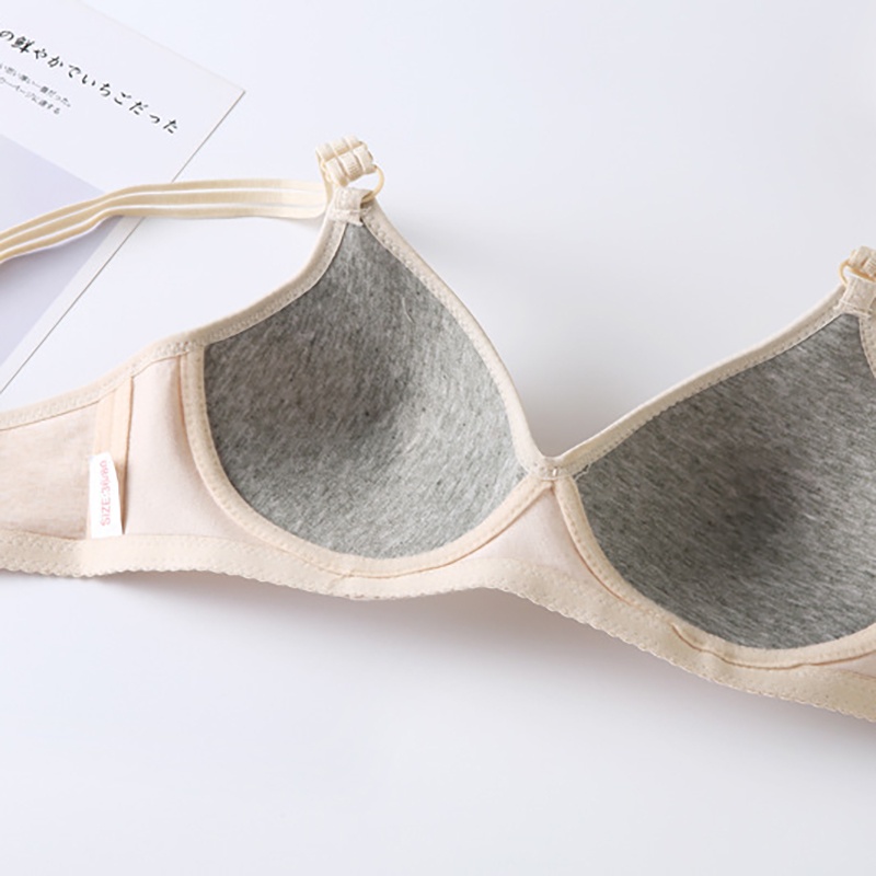 Áo Lót Nâng Ngực Không Gọng Cúp B C D Size 36-44 Chất Liệu Cotton Mỏng Mềm Mại Thoải Mái