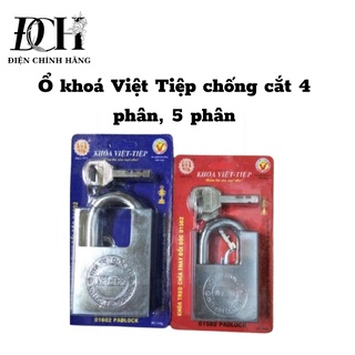 Ổ khoá Việt Tiệp chống cắt 4 phân, 5 phân