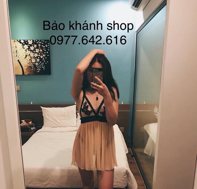 Váy ngủ Sexy gợi cảm kèm quần lọt khe - Đồ ngủ xuyên thấu k3 | BigBuy360 - bigbuy360.vn