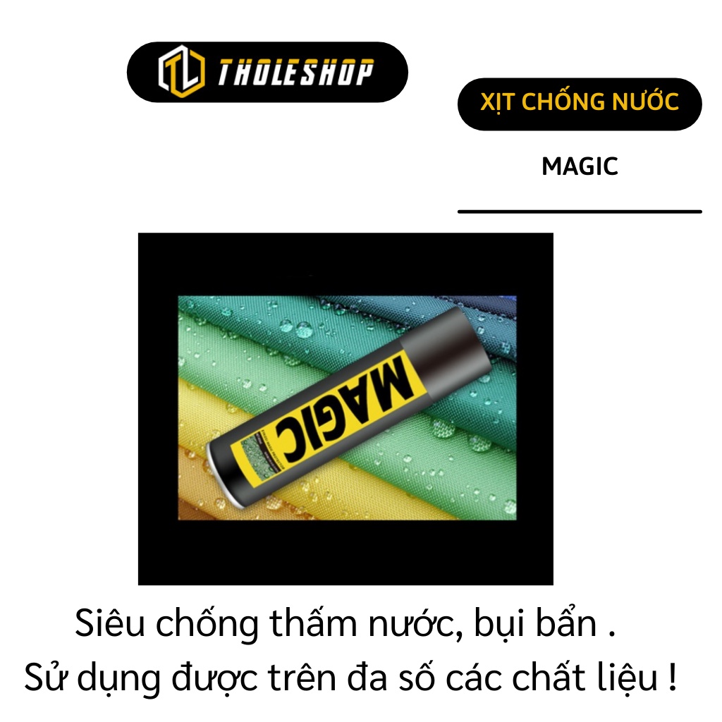 Bình Xịt Giày Chống Thấm - Chai Xịt Đồ Da, Balo Nano Chống Nước, Bụi Bẩn Magic 8801