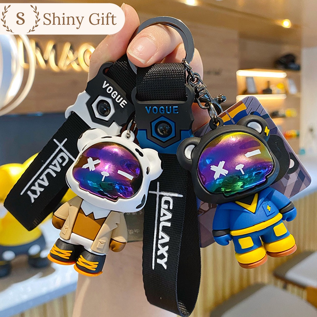 Móc khóa gấu galaxy