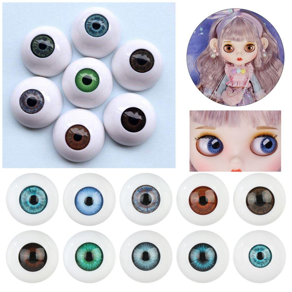 WONDER 1 Cặp Mắt Nhựa Acrylic 24mm 30mm Cho Búp Bê BJD