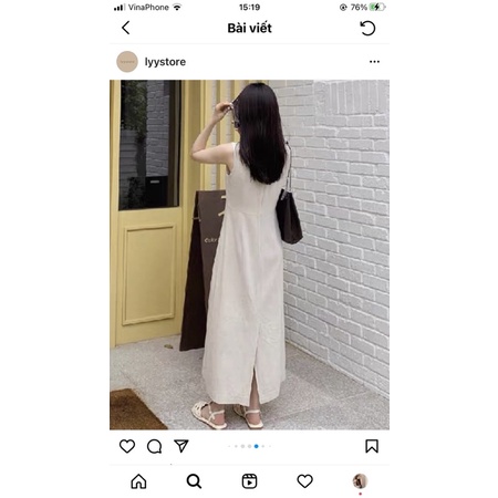 Váy linen be lyystore