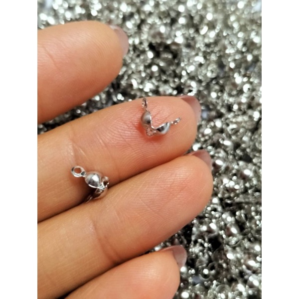 Sò kẹp che nút thắt đầu dây làm vòng handmade đẹp tiện lợi