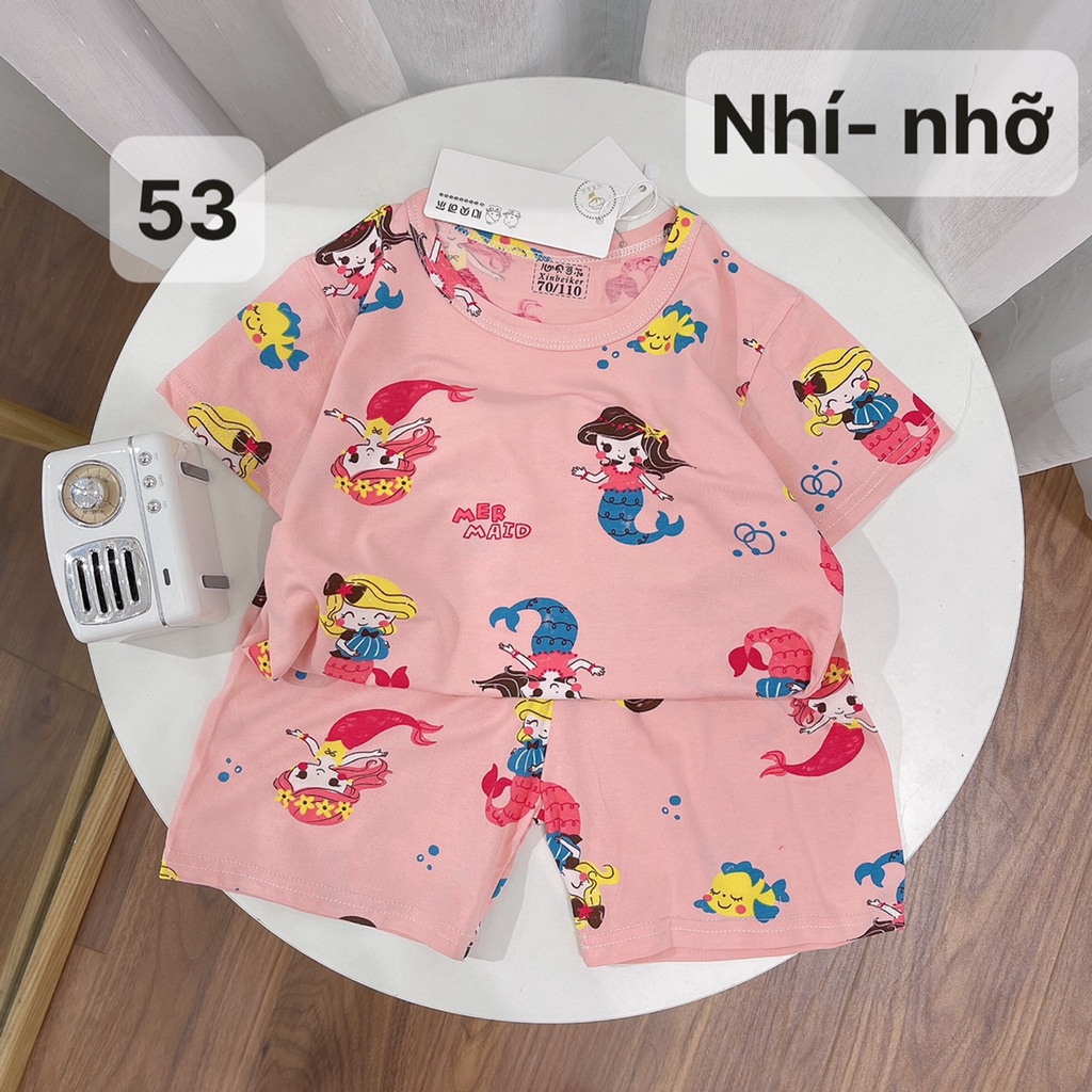 Bộ quần áo cho bé-M0039- Bộ cotton xất hàn cho bé trai bé gái.
