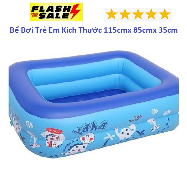 Bể Bơi 1m2 Kích Thước 115cmx85cmx35cm