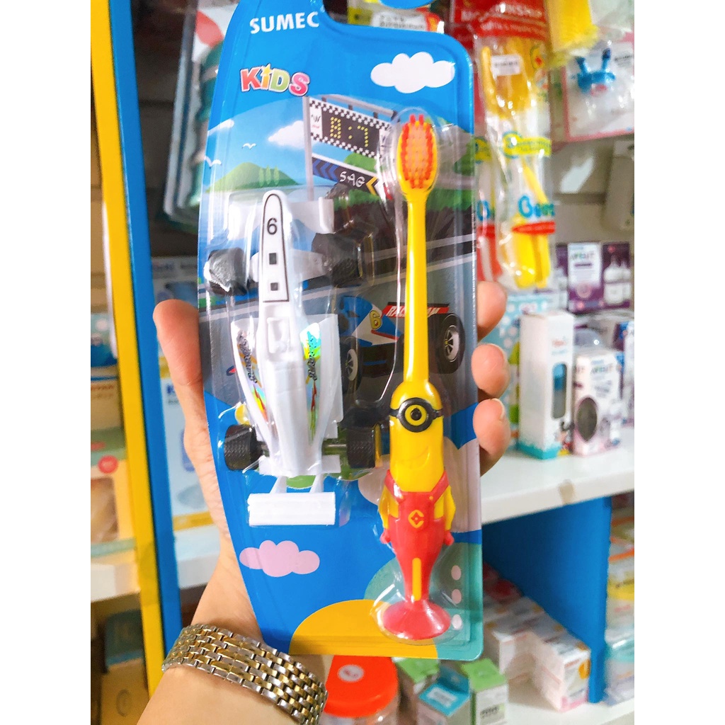 Bàn chải đánh răng KÈM ĐỒ CHƠI cho bé