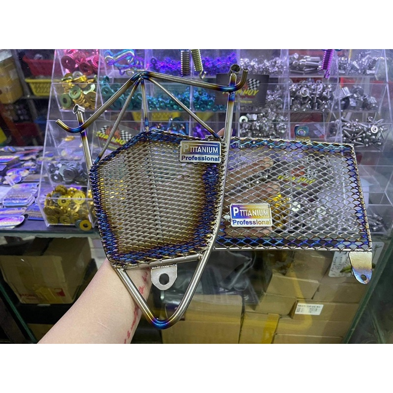 Baga bụng giữa titan gr5 cho xe honda yamaha winner v1 win x sonic exciter ex 150 ( titanium clipper gtr mx king sniper