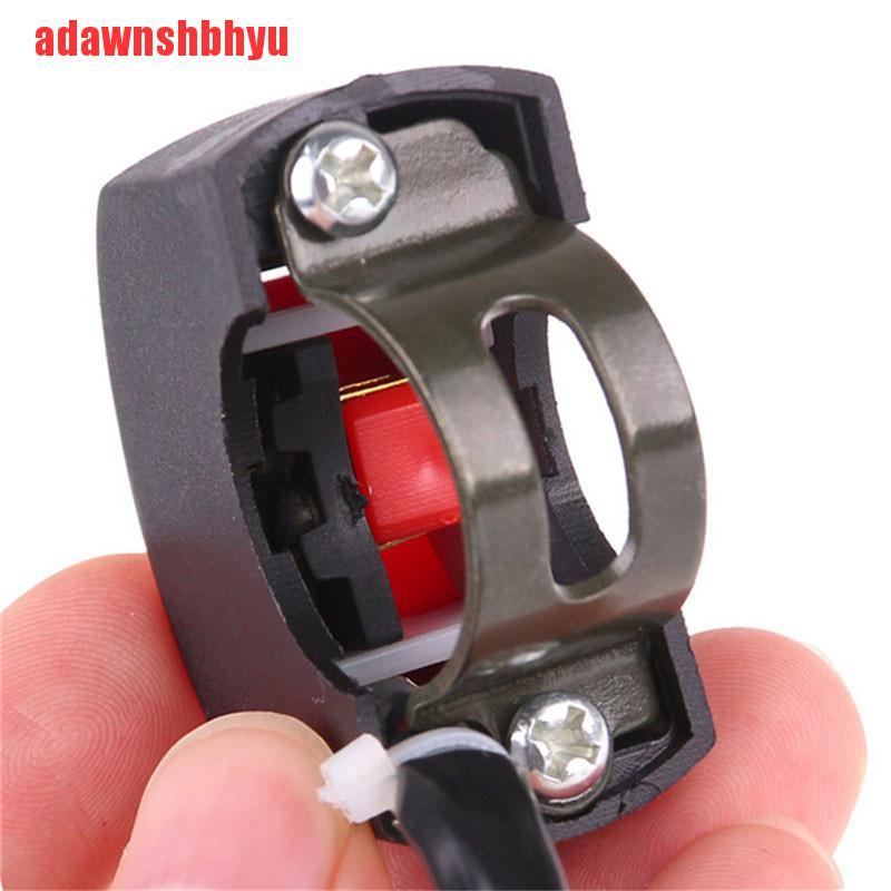 [adawnshbhyu]Universal Handlebar Motorcycle Switch ON-OFF Button LED Angel Eyes Light Switch