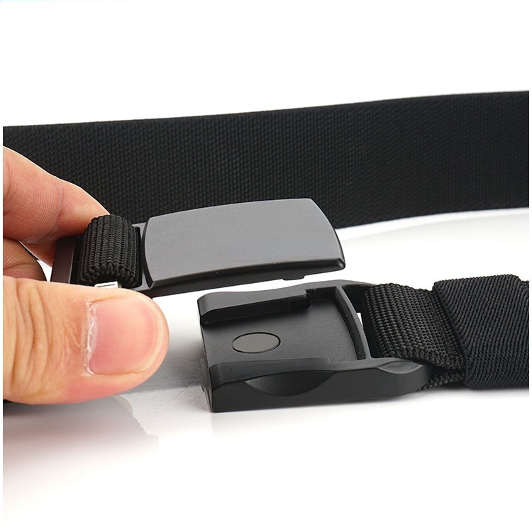 Thắt Lưng Nam Bằng Vải Canvas Khóa Nam Châm Thời Trang