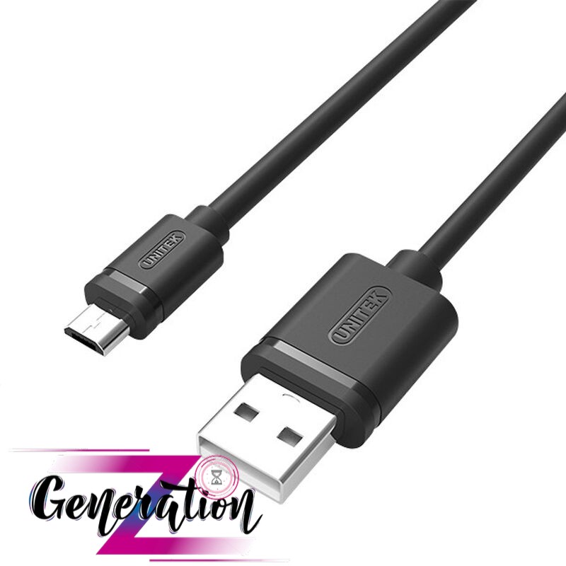 Cáp chuyển USB 2.0 sang Micro USB Unitek 0.5m Y-C 454GBK - Hàng chính hãng