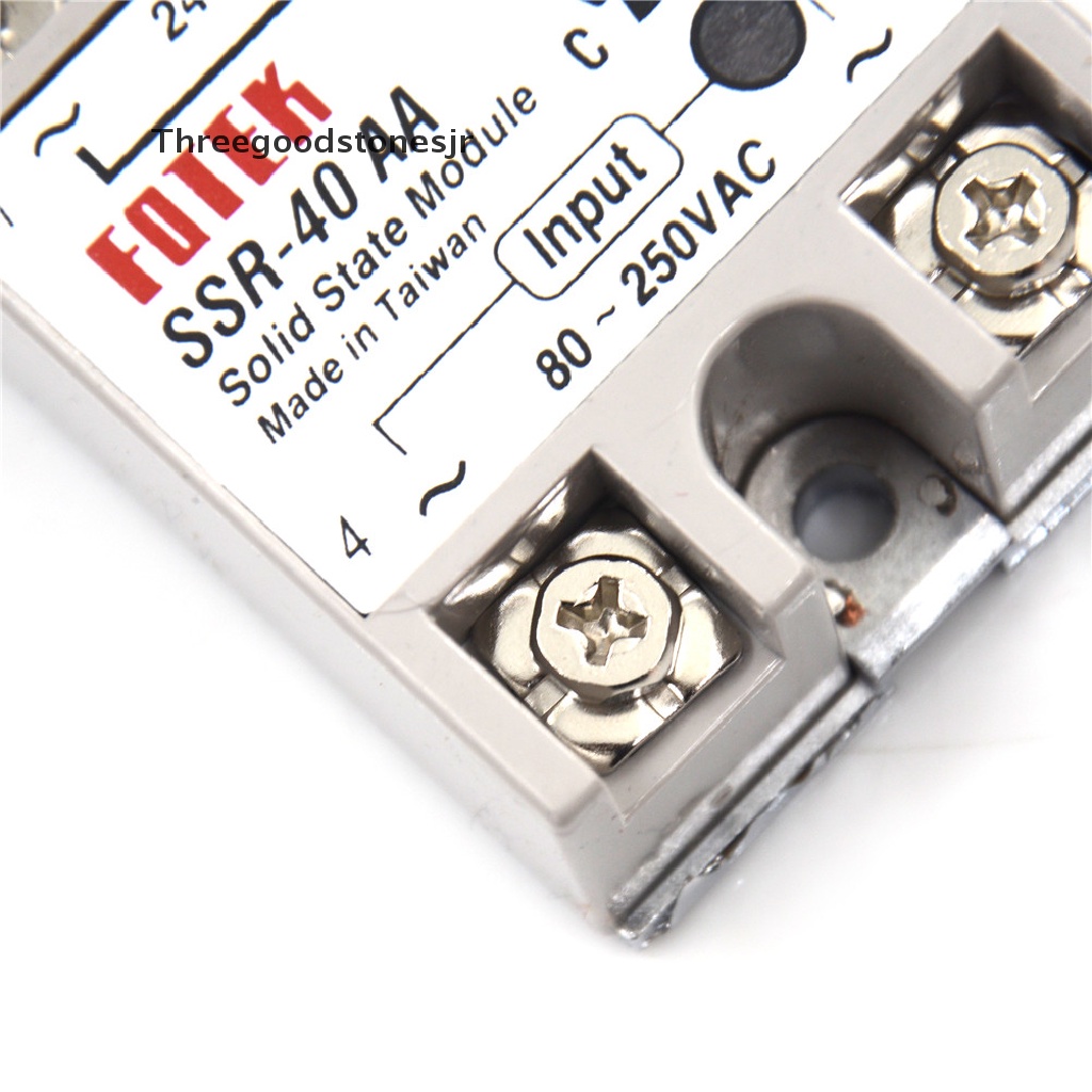 Rơ le chuyển mạch điện tử không tiếp xúc TGS SSR-40AA-H 40A 80-250V AC TO 90-480V AC SSR 40AA JR