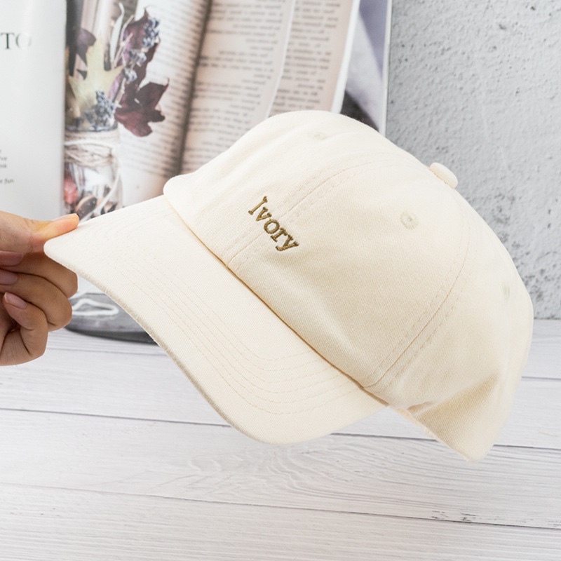 Mũ lưỡi trai chống nắng Beige BL8 kiểu dáng đơn giản thời trang Hàn Quốc