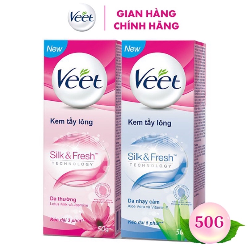 Kem Tẩy Lông Veet Hair Removal Cream 50g