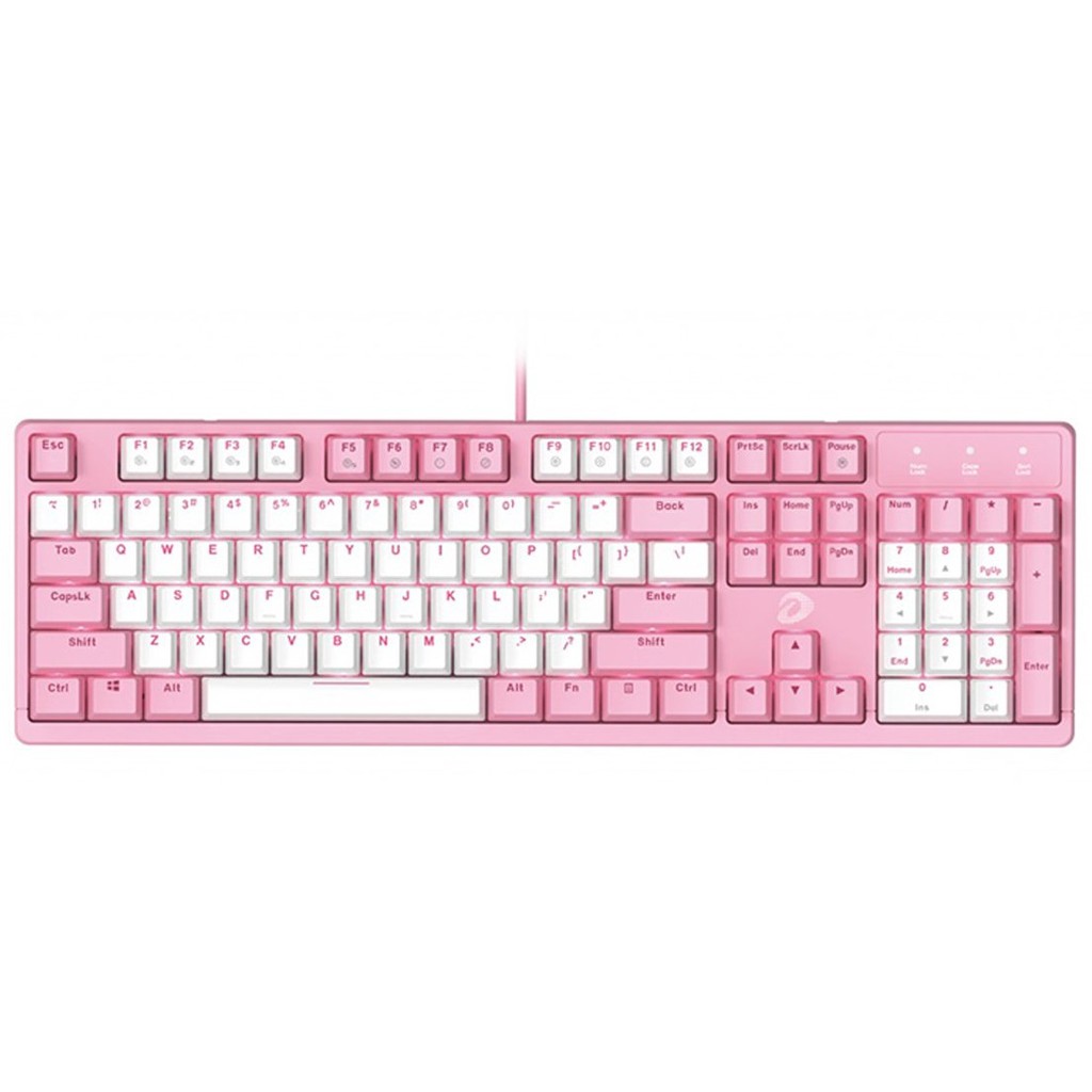 Bàn phím cơ Dareu EK1280s Multi LED Pink White, Black