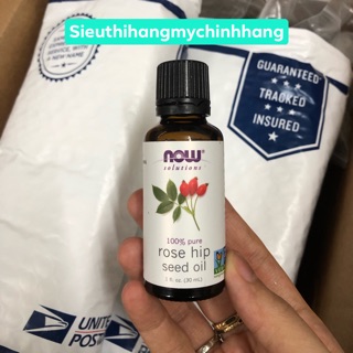 [Có bill Mỹ] Tinh dầu nụ tầm xuân Now Rose hip seed oil