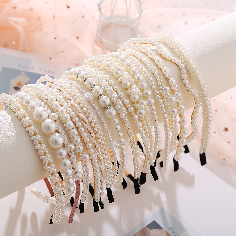 Cài Tóc Đính Ngọc Trai Nhân Tạo Phong Cách Hàn Quốc Độc Đáo