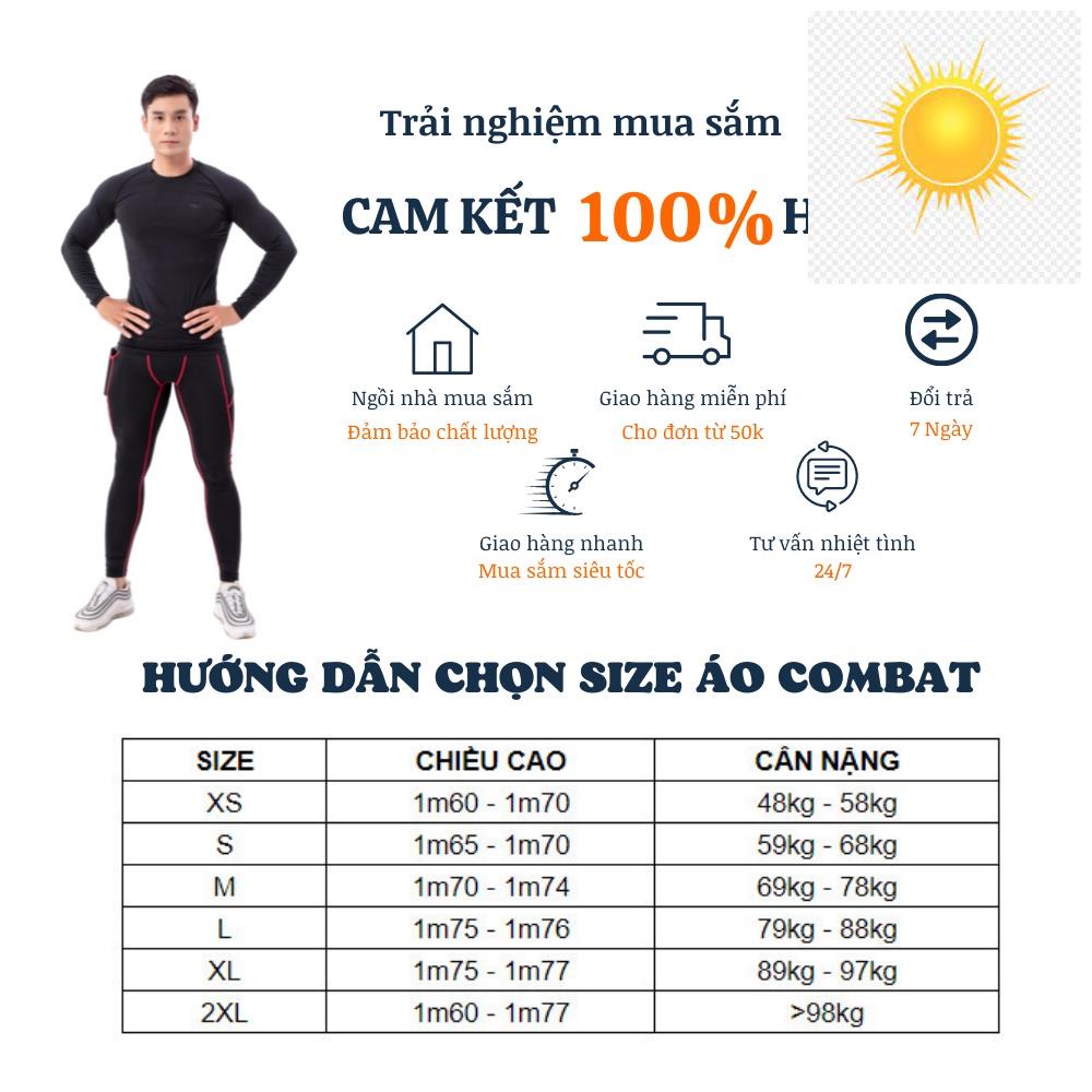 ️🎽 Áo thể thao combat nam dài tay TSLA chất thun form ôm body co giãn giúp giữ nhiệt bóng đá bóng rổ gym work ️🎽