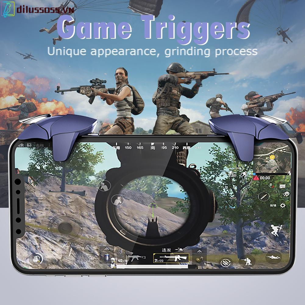 Nút điều khiển AK16 Blue Shark bằng kim loại cho chơi game PUBG trên điện thoại | BigBuy360 - bigbuy360.vn