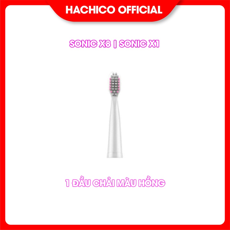 Đầu bàn chải điện Hachico Sonic X8, phù hợp với dòng bàn chải đánh răng điện Hachico Sonic X1