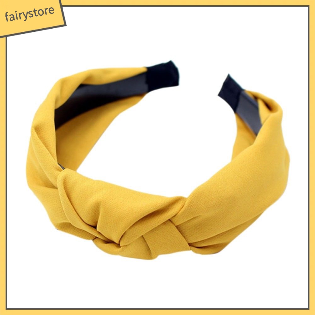 Băng đô cài tóc kiểu xoắn nơ dành cho phái nữ