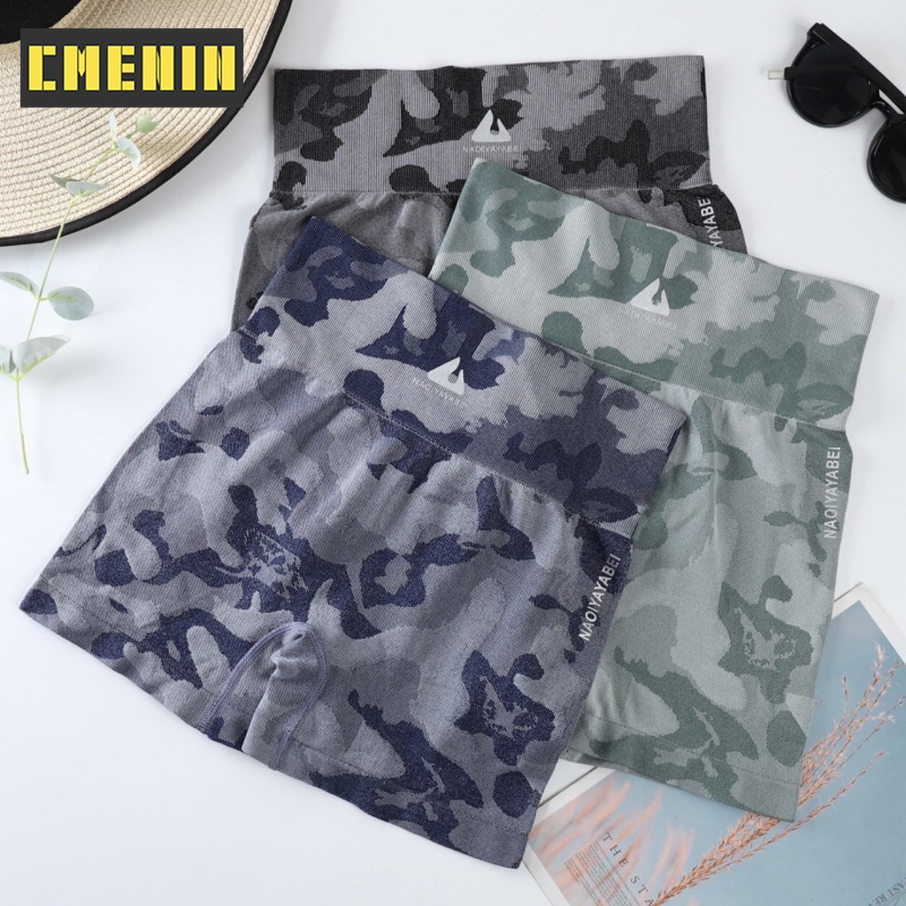 Quần Short Legging Thể Thao Lưng Cao Nhanh Khô Họa Tiết Rằn Ri Cho Nữ Y0005