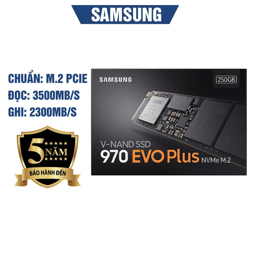 Ổ cứng SSD Samsung 970 EVO PLUS 250GB NVMe